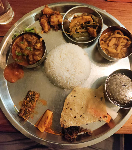 istock Nepali thakali traditional lunch or dinner 1585727740