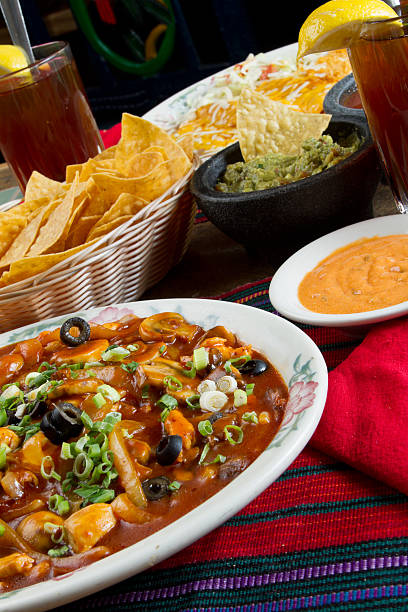 istock Mexican Food, Chicken and Mushrooms 158573204