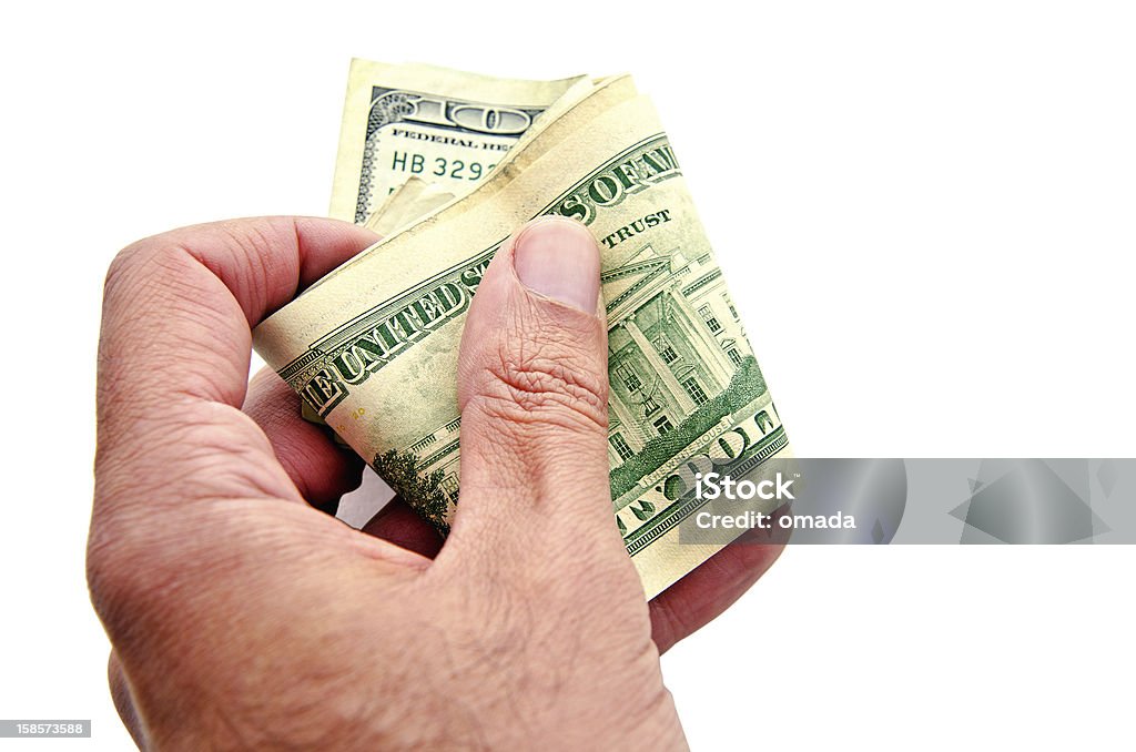 Dólar dos EUA - Foto de stock de Branco royalty-free