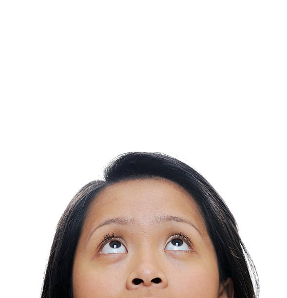 istock Girl looks up 158578368