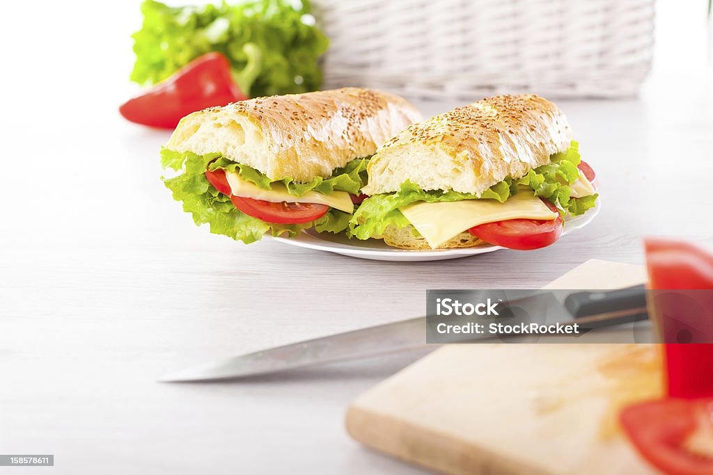 Deliciosos sándwiches - Foto de stock de Alimento libre de derechos