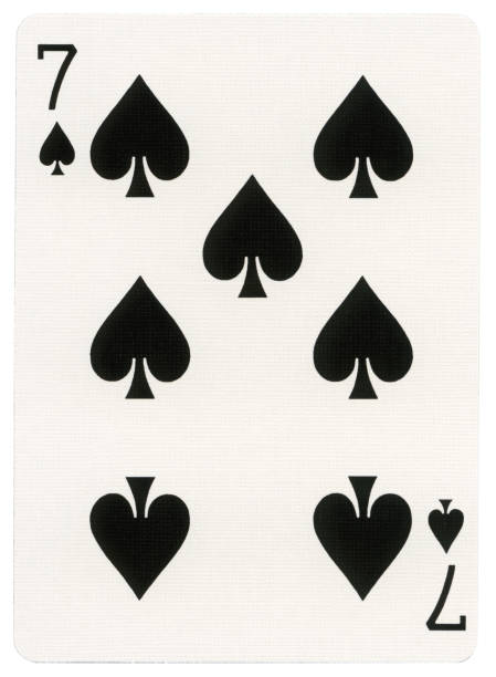 istock Playing Card - Seven of Spades 158580454