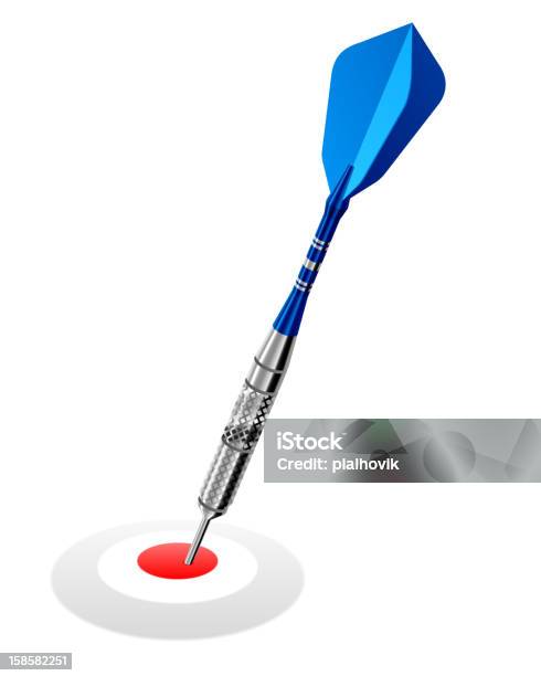 Dart Sulla Destinazione - Immagini vettoriali stock e altre immagini di Accuratezza - Accuratezza, Aspirazione, Blu