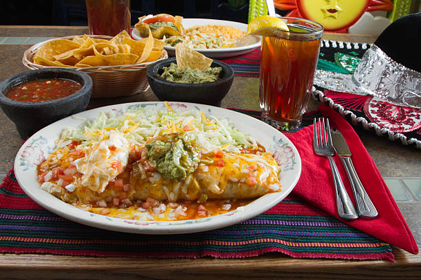 istock Burrito with Guacamole and Sour Cream 158582380
