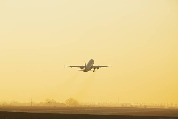 istock Airport at the sunset 158582559