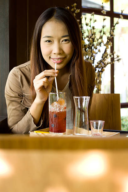 istock Woman in restuarant 158585591