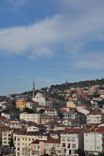 istock Istanbul city buildings against blue sky 1585863008