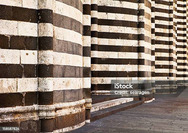 Walls Of The Orvieto Cathedral Stock Photo - Download Image Now - Abstract, Architectural Feature, Architecture