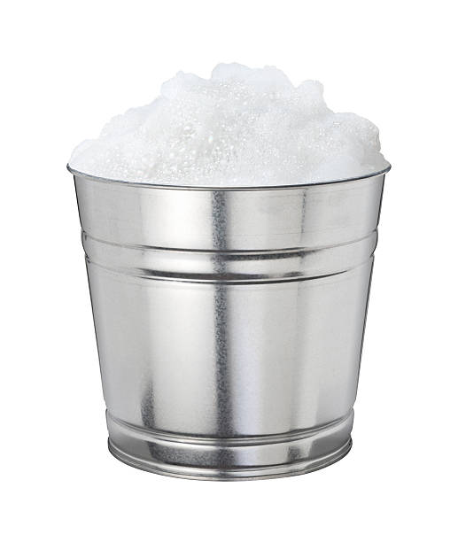 istock Soapsuds in a Shiny Metal Bucket 158589454