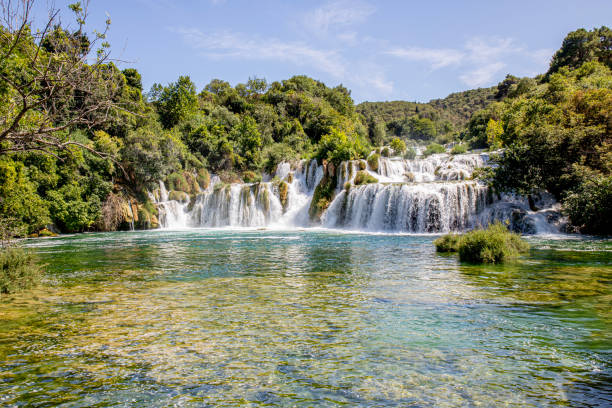 istock krka Waterfalls mountains and river in croatia 1585934984