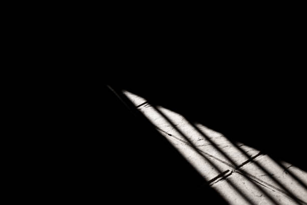 istock Sunlight reflection on tiled floor. Reflection of sunlight through a window onto the tiled floor 1585974260