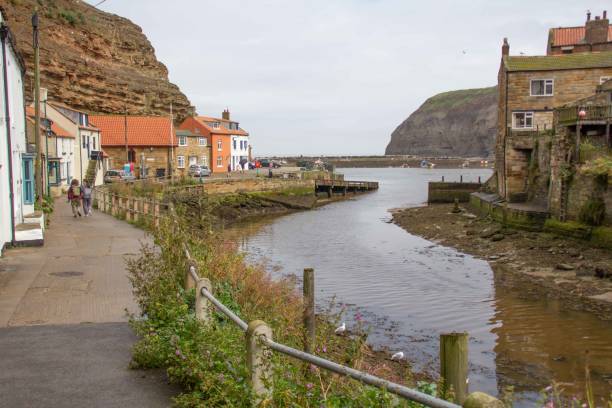 istock Staithes Village and Harbour, Yorkshire, UK 1585987045