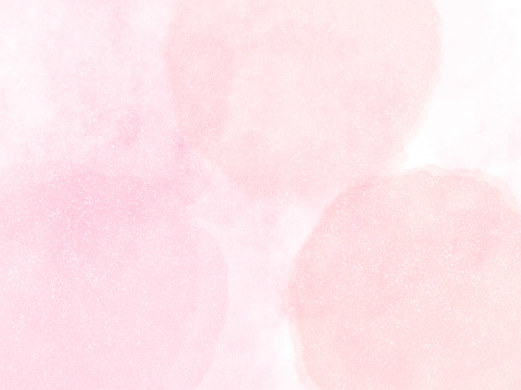 Watercolor Background in Pastel Pink - High Key Brush Strokes, Soft Texture