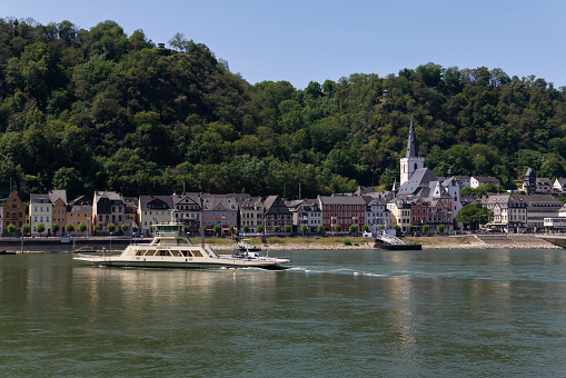 St. Goar and St. Goarshausen Germany, Rhine River