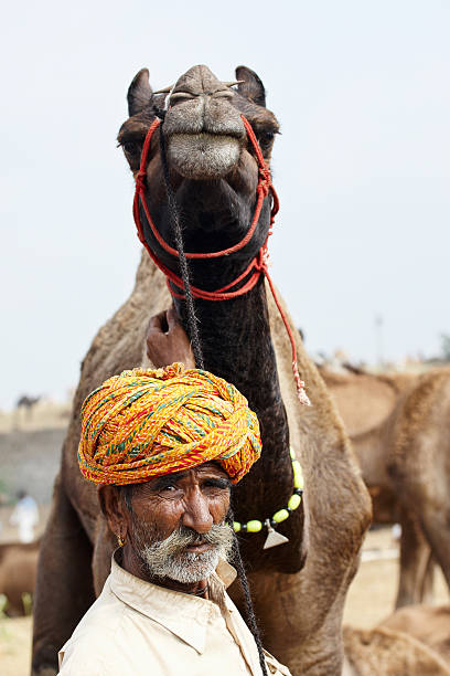 istock Senior asian bedouin man portrait 158635319