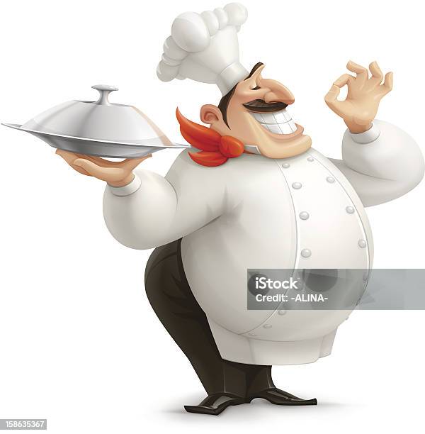 Chief Stock Illustration - Download Image Now - Chef, Cartoon, Italian Food