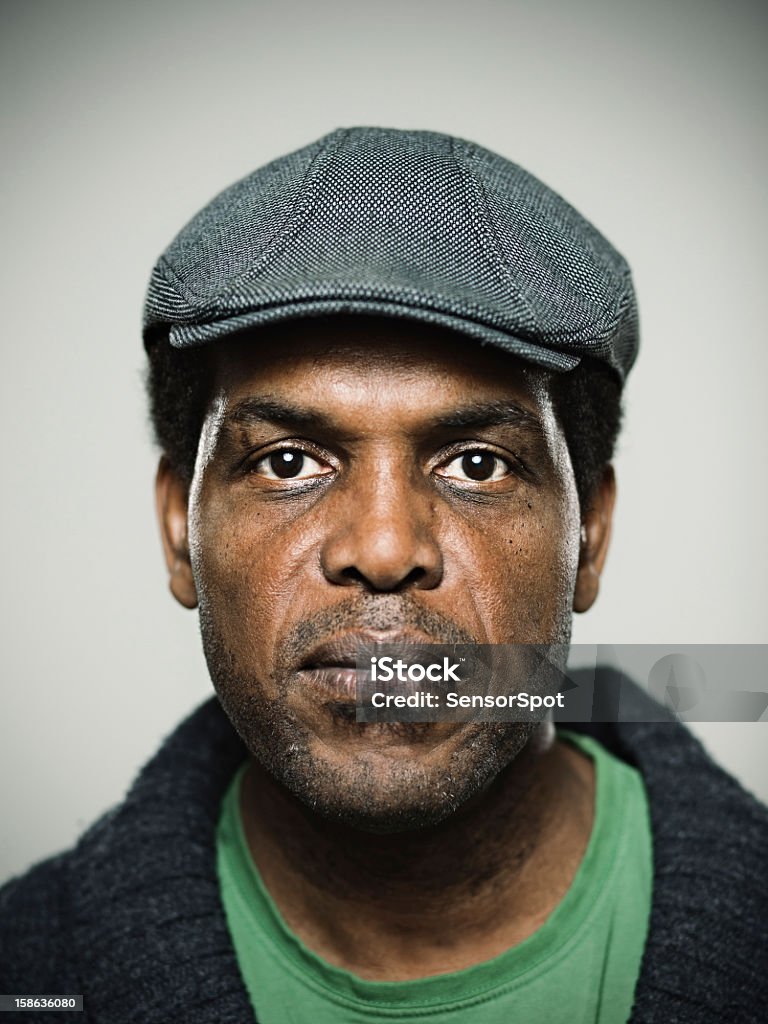 Real man Portrait of a real north american man. African Ethnicity Stock Photo
