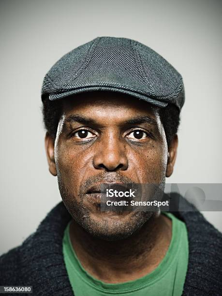 Real Man Stock Photo - Download Image Now - African Ethnicity, Portrait, Serious