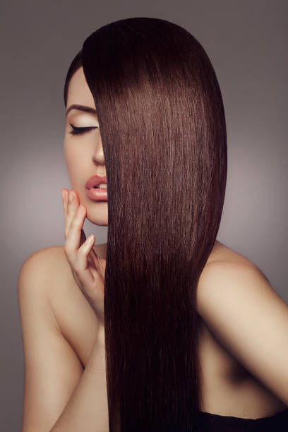 istock Woman with beautiful hair 158636110