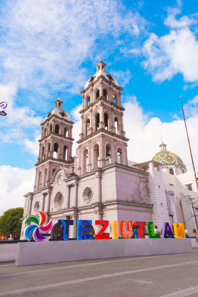 istock Teziutlan city cathedral, Puebla Mexico. 1586442319