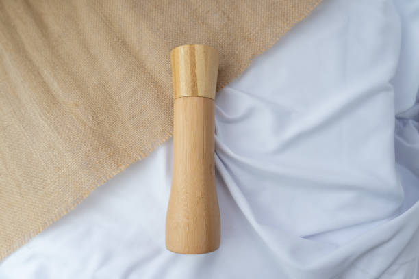 istock Ecological pepper mill in natural wood 1586468837