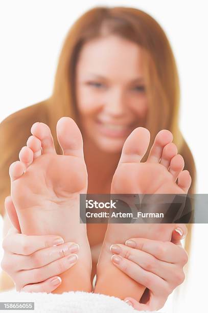 Chiropody Stock Photo - Download Image Now - Adult, Applying, Barefoot