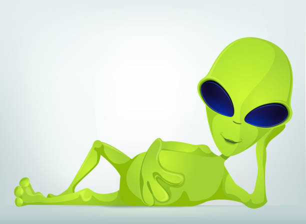 illustrations, cliparts, dessins animés et icônes de drôle extraterrestre - mascot alien space mystery