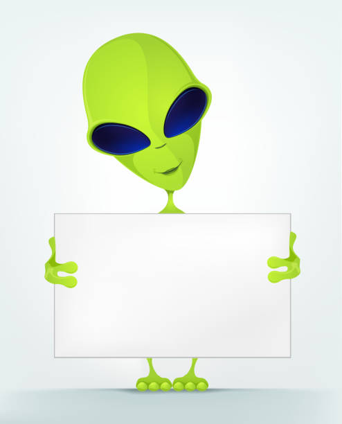 lustiger außerirdischer - surveillance alien mystery monster stock-grafiken, -clipart, -cartoons und -symbole