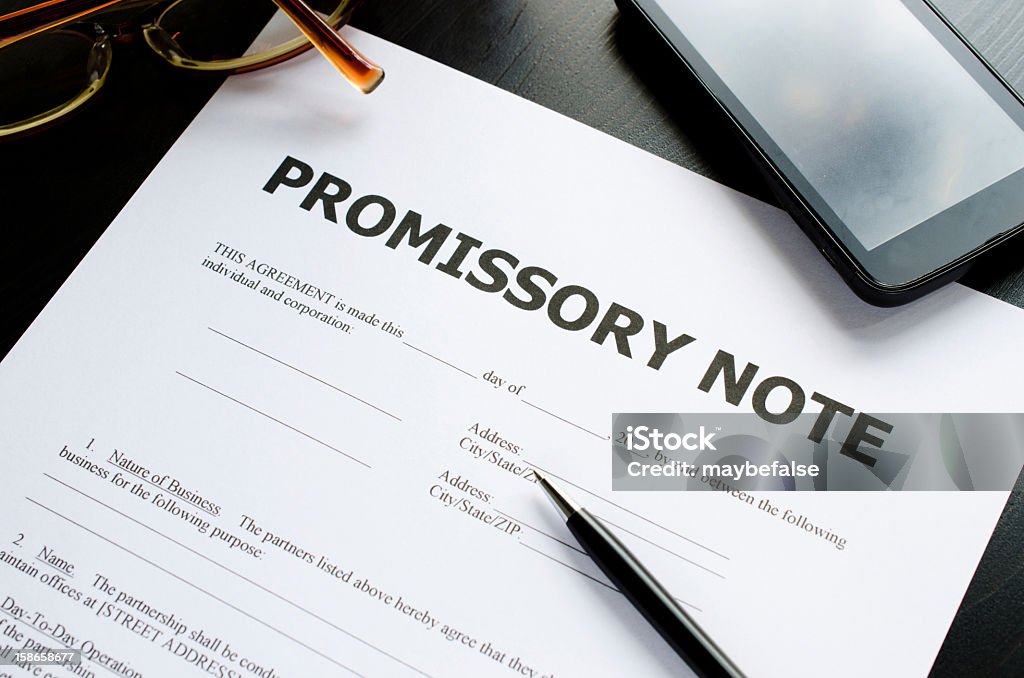 promissory noter - Photo de Accord - Concepts libre de droits