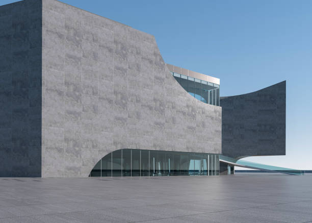 istock Clean ground squares and building facades 1586596803