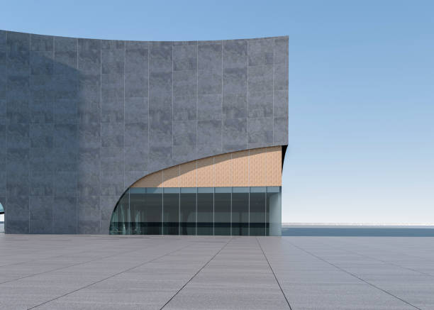 istock Clean ground squares and building facades 1586597111
