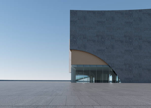 istock Clean ground squares and building facades 1586597114