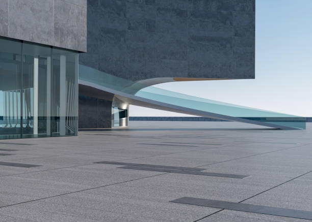 istock Clean ground squares and building facades 1586597450