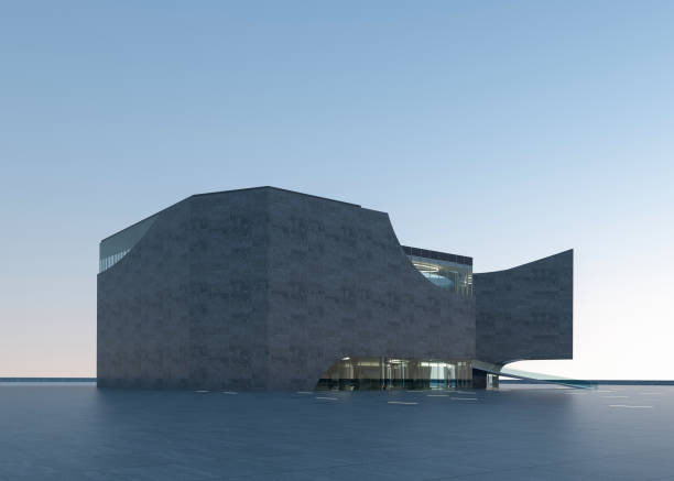istock Clean ground squares and building facades 1586597630