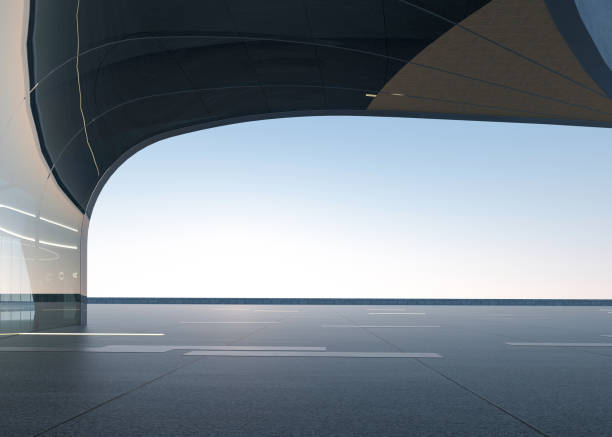 istock Clean ground squares and building facades 1586598140