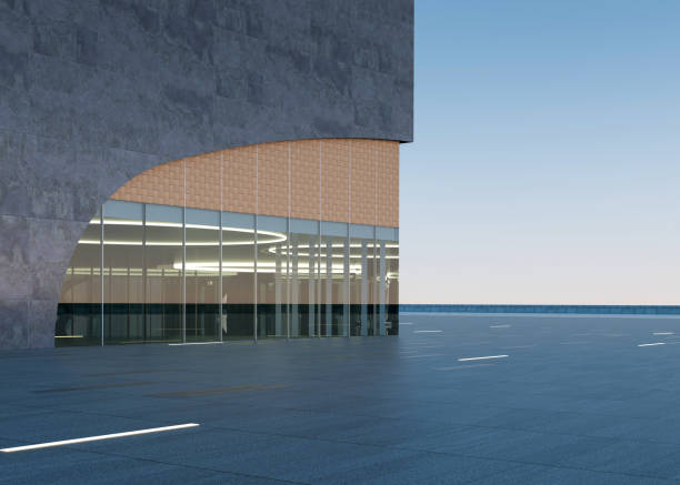 istock Clean ground squares and building facades 1586598141