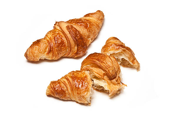 istock Croissants isolated on a white background. 158662591