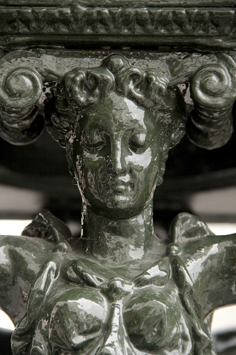 detail of a statue.