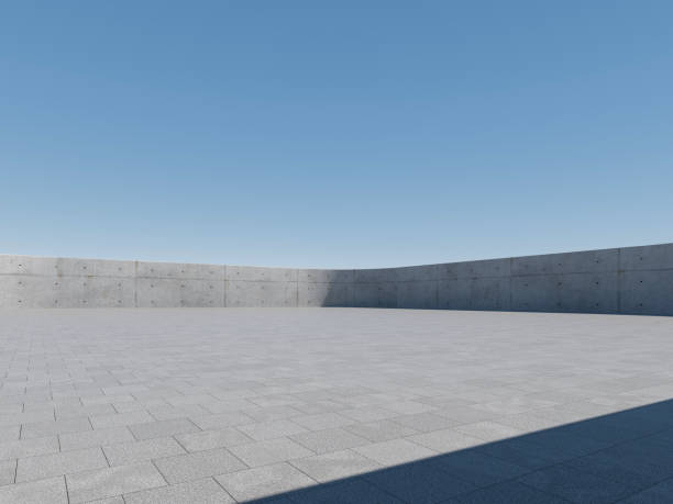 istock Concrete outdoor square building 1586662983