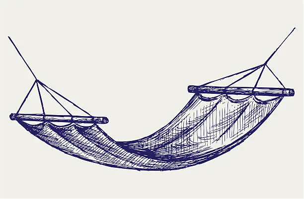 Vector illustration of Hammock