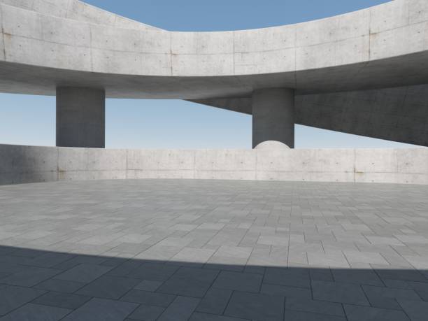 istock Concrete outdoor square building 1586673586