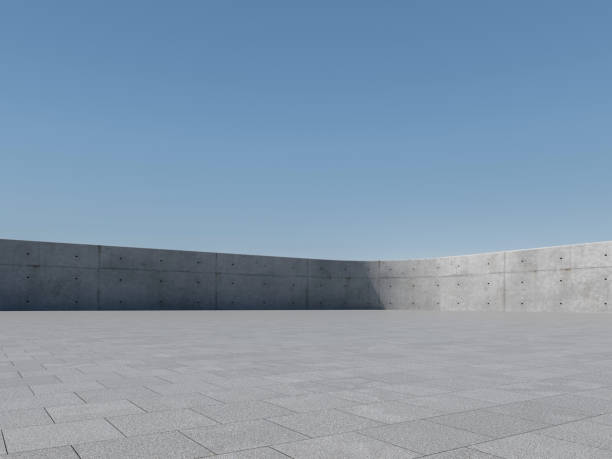istock Concrete outdoor square building 1586676287