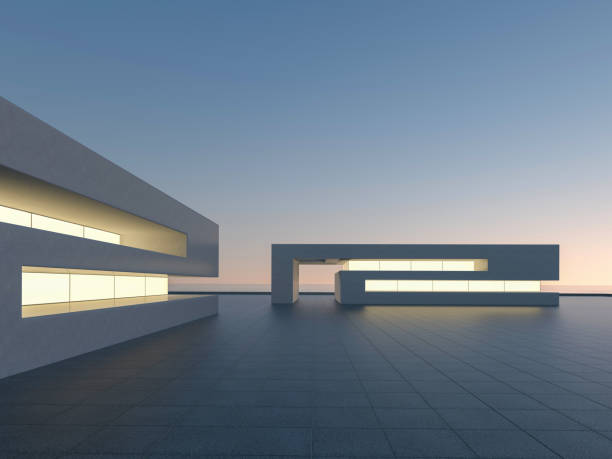istock Clean ground squares and building facades 1586678424