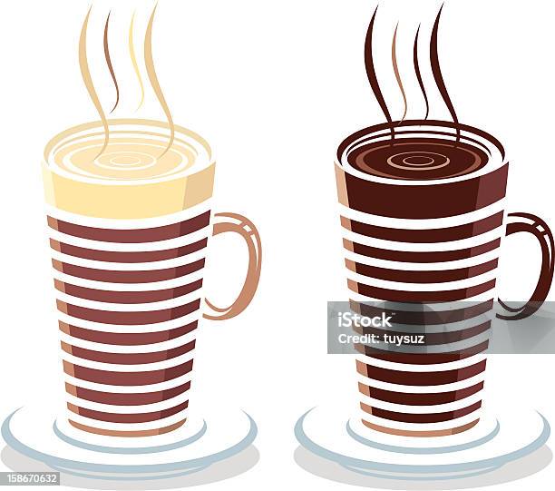 Chávena De Café - Arte vetorial de stock e mais imagens de Bebida - Bebida, Café - Bebida, Café latte