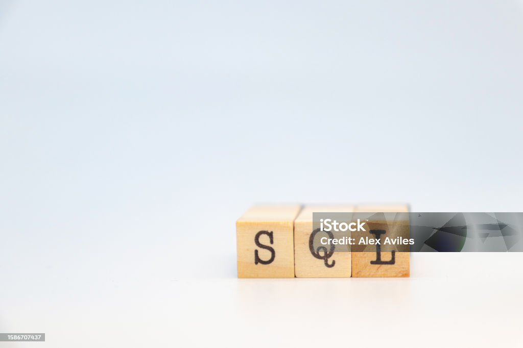 Sql Word Structured Query Language Concept Stock Photo - Download Image ...