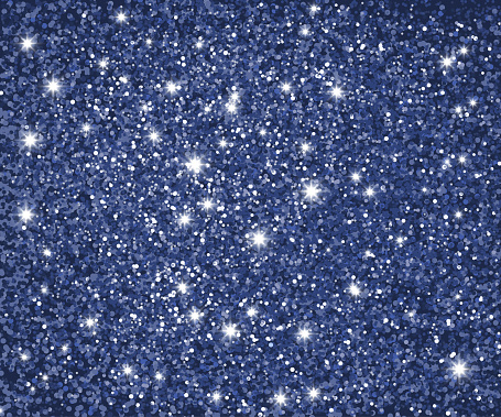 blue glitter particles background