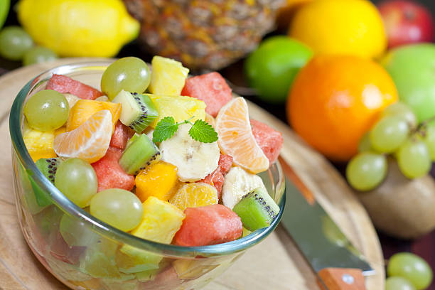 istock Fresh fruits salad in bowl 158674935