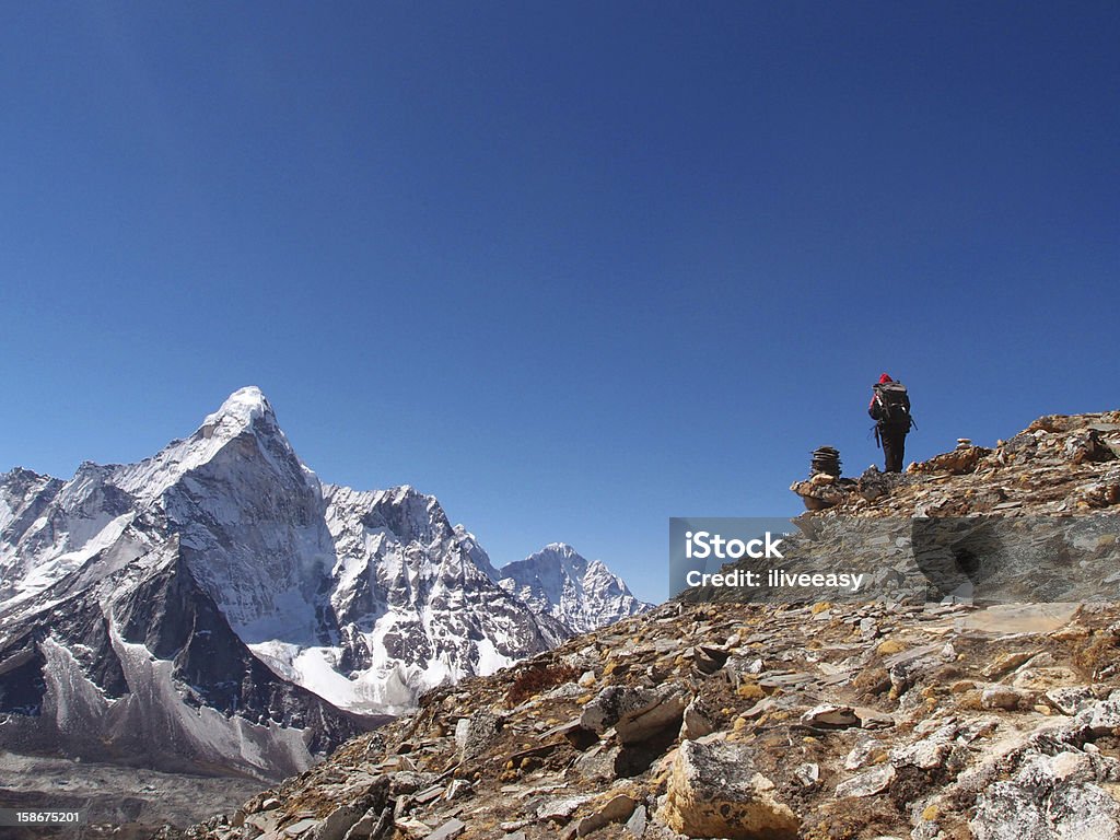 Ama Dablam - Zbiór zdjęć royalty-free (Mount Everest)