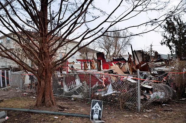 ouragan sandy - hurricane sandy staten island new york city new york state photos et images de collection