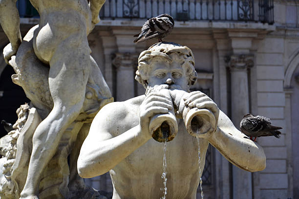 istock Fontana Del Moro at Piazza Navona, Rome 158677422